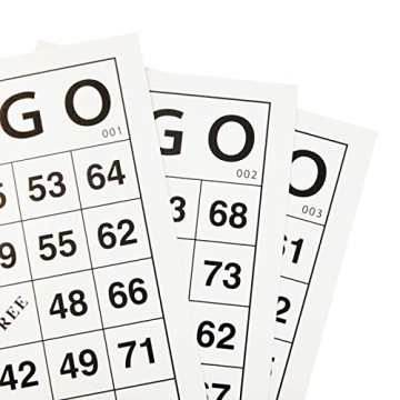 Juvale 180 Reusable Bingo Cards for All Ages