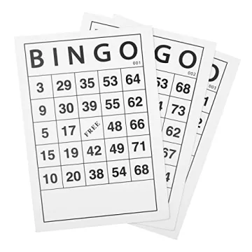 Juvale 180 Reusable Bingo Cards for All Ages