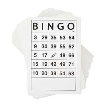 Juvale 180 Reusable Bingo Cards for All Ages