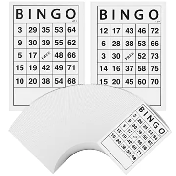 Juvale 180 Reusable Bingo Cards for All Ages