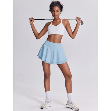 PINSPARK Womens Golf Tennis Skirt - Stylish & Functional