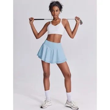 PINSPARK Womens Golf Tennis Skirt - Stylish & Functional