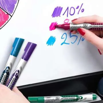 Vibrant BIC Intensity Dry Erase Markers - 12 Pack