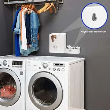 Magnetic Lint Bin Set for Easy Laundry Organization