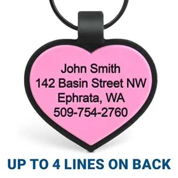 GoTags Silicone Dog Tags, Soundless Pet Tag, Personalized Silent Tag Engraved for Pets with Cute Custom Designs, for Dogs and Cats, (Bowtie, Green)