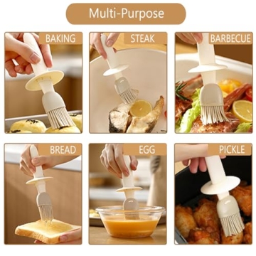 Sauce and Oil Dispenser with Brush for Cooking