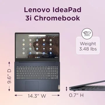 Lenovo IdeaPad 3i Chromebook with 15.6" FHD Display