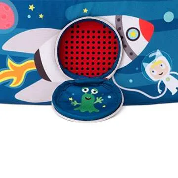 Tonies Listen & Play Bag - Secure Protection for your Toniebox, Headphones, Charging Station, and 6 Characters - Blast Off