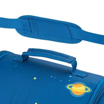 Tonies Listen & Play Bag - Secure Protection for your Toniebox, Headphones, Charging Station, and 6 Characters - Blast Off