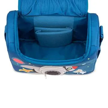 Tonies Listen & Play Bag - Secure Protection for your Toniebox, Headphones, Charging Station, and 6 Characters - Blast Off