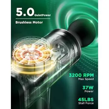 Ultimate Deep Tissue Massage Gun with 30 Speed Settings