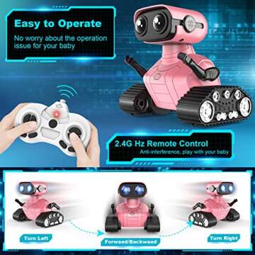 Hamourd Robot Toys for Girls – Fun Remote Control Robot