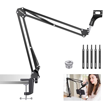 Neewer Adjustable Microphone Boom Arm for All Mics