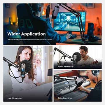 Neewer Adjustable Microphone Boom Arm for All Mics