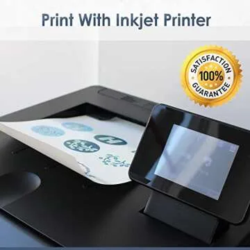 Hayes Paper, Waterslide Decal Paper INKJET WHITE 20 Sheets Premium Water Slide Transfer Paper, Bright White, A4 Size, 8.25 x 11.7 Inch