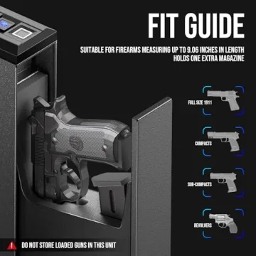 Quick Access Biometric Pistol Safe for Firearm Security
