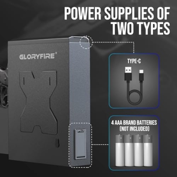 Quick Access Biometric Pistol Safe for Firearm Security