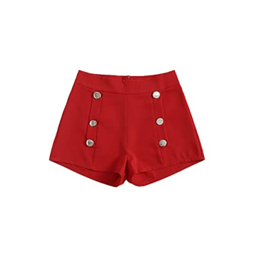 SweatyRocks Casual High Waist Shorts for Women Stylish Workwear