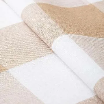 Encasa XO Cotton Table Runner 8 Seater - Durable & Chic