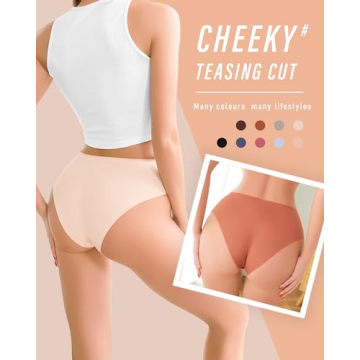 UNDER THE SEA Seamless Mid Rise Briefs for Women - 5 Pack