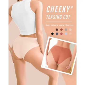 UNDER THE SEA Seamless Mid Rise Briefs for Women - 5 Pack