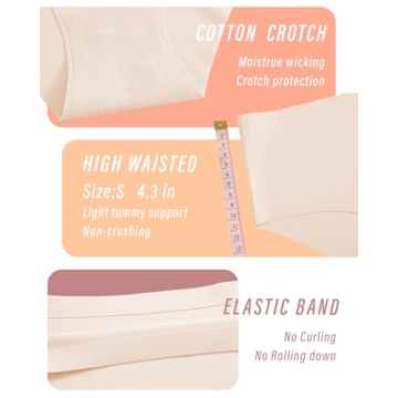 UNDER THE SEA Seamless Mid Rise Briefs for Women - 5 Pack