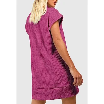 Pink Queen Women's Turtleneck Sweater Dress for All Occasions