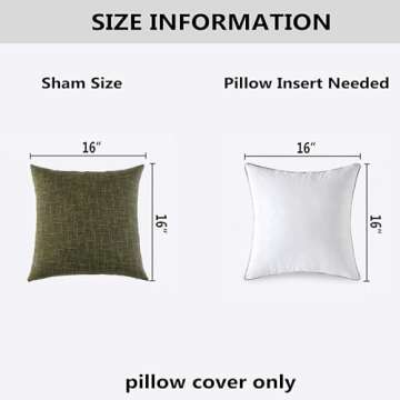 Supersoft Linen Cushion Covers in Peridot Green - Set of 2