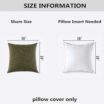 Supersoft Linen Cushion Covers in Peridot Green - Set of 2