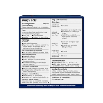 Xyzal Allergy Relief 24 Hour Formula, Non-Drowsy Antihistamine