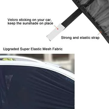 2Pack Large Car Window Shade for SUVs and Vans