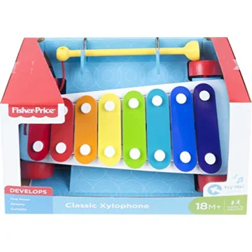 Fisher-Price Toddler Xylophone Pull Toy Musical Instrument