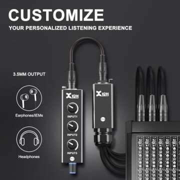 Xvive PX Portable Personal Mixer for Musicians and DJs