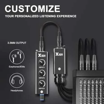 Xvive PX Portable Personal Mixer for Musicians and DJs