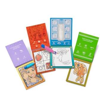 Melissa & Doug Water Wow 4 Pack (Pets, Colors, Fairy Tale and Makeup) - FSC Certified
