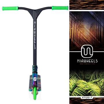 Miawheels XT-120 Stunt Scooter for Kids - Tropical Green