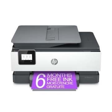 HP OfficeJet 8015e All-in-One Printer with Free Ink