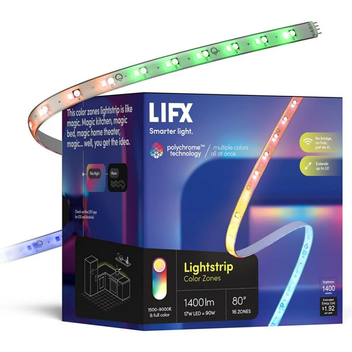 LIFX Lightstrip with Color Zones for Unique Lighting