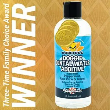 Bodhi Dog Peppermint Dental Dog Water Additive | Dental Water Additive for Dogs & Pets | Teeth, Brea...