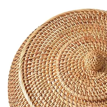 KODENG Hand-Woven Rattan Storage Baskets - Elegant Solutions