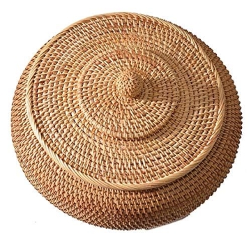 KODENG Hand-Woven Rattan Storage Baskets - Elegant Solutions