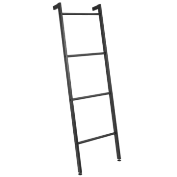 mDesign Metal Blanket and Towel Ladder - Stylish & Functional