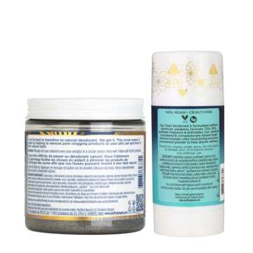 Pacifica Beauty Coconut and Charcoal Underarm Detox Scrub for Natural Deodorant Users, Non Aluminum,...