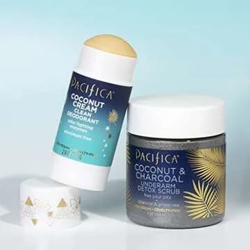 Pacifica Coconut Charcoal Underarm Detox Scrub 2 Pack