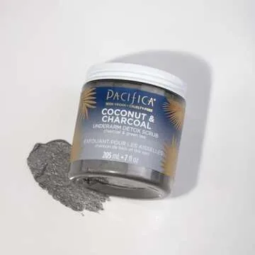 Pacifica Coconut Charcoal Underarm Detox Scrub 2 Pack