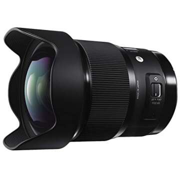 Sigma 20mm F1.4 Art DG HSM Lens for Canon - Exceptional Clarity