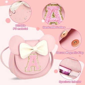 ONECOCOA Toddler Purse for Girls - Stylish Crossbody Bag