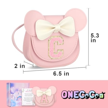 ONECOCOA Toddler Purse for Girls - Stylish Crossbody Bag