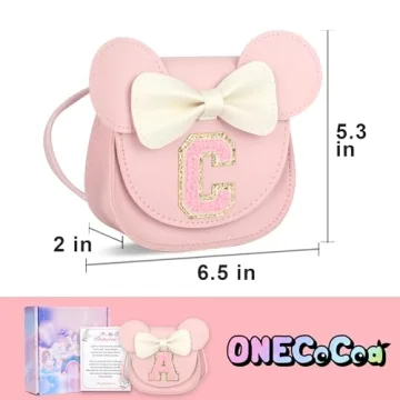 ONECOCOA Toddler Purse for Girls - Stylish Crossbody Bag