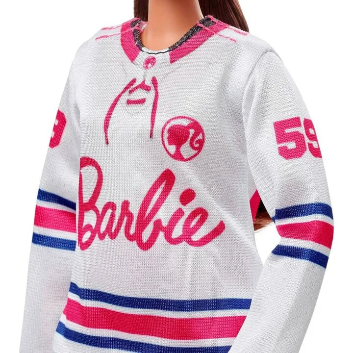 Barbie Hockey Player Doll with Jersey & Accessories